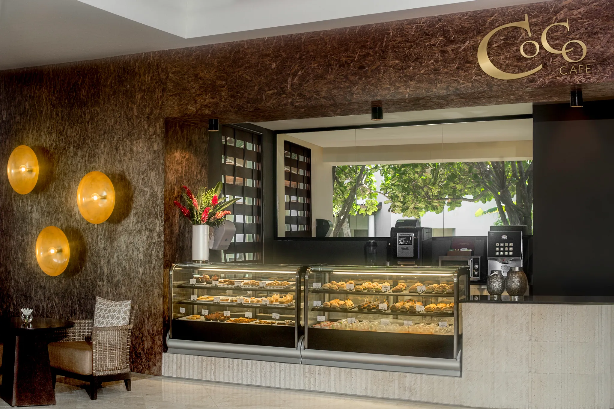 Coco Café at Dreams Royal Beach Punta Cana featuring premium coffee, pastries, and a relaxed café-style setting.