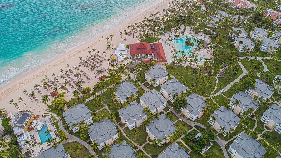Grand Bavaro Princess all-inclusive resort in Punta Cana with expansive pools, tropical gardens, and beachfront Caribbean setting.