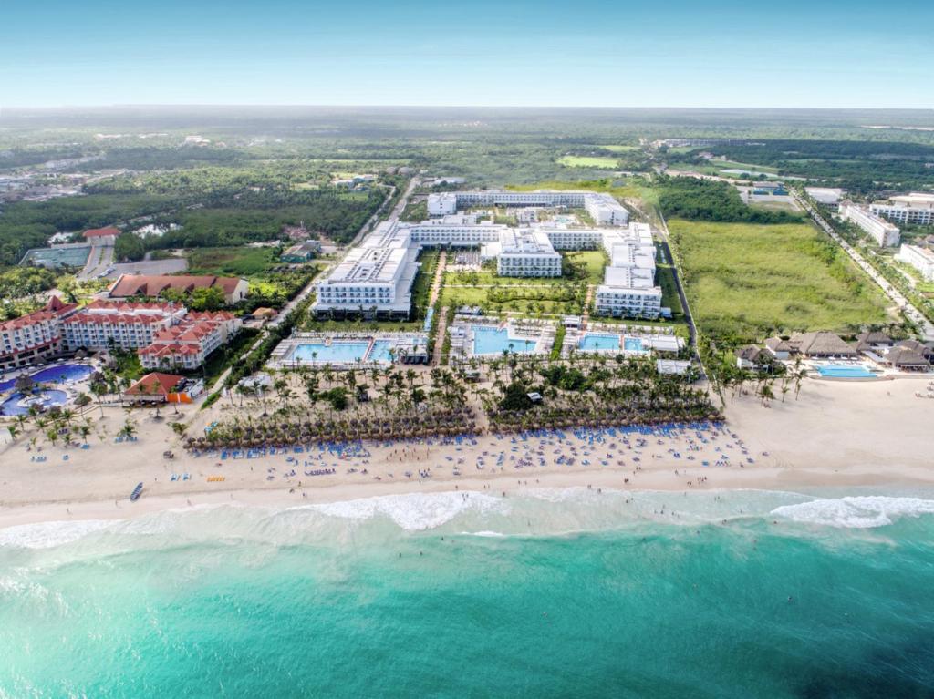 Riu Republica adults-only all-inclusive resort in Punta Cana with party pools, vibrant atmosphere, and beachfront entertainment.